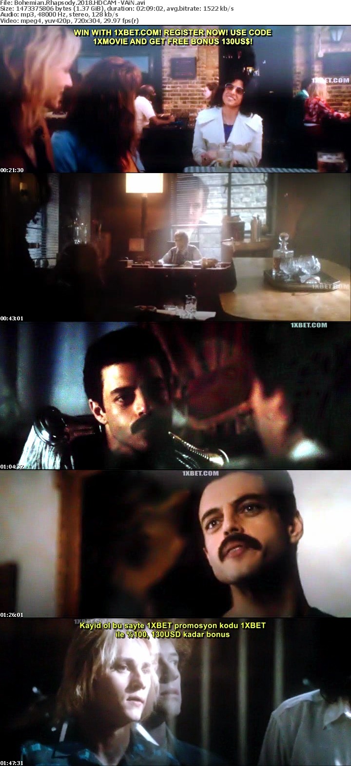 Bohemian Rhapsody 2018 HDCAM -VAiN Bohemian Rhapsody 2018 HDCAM -VAiN