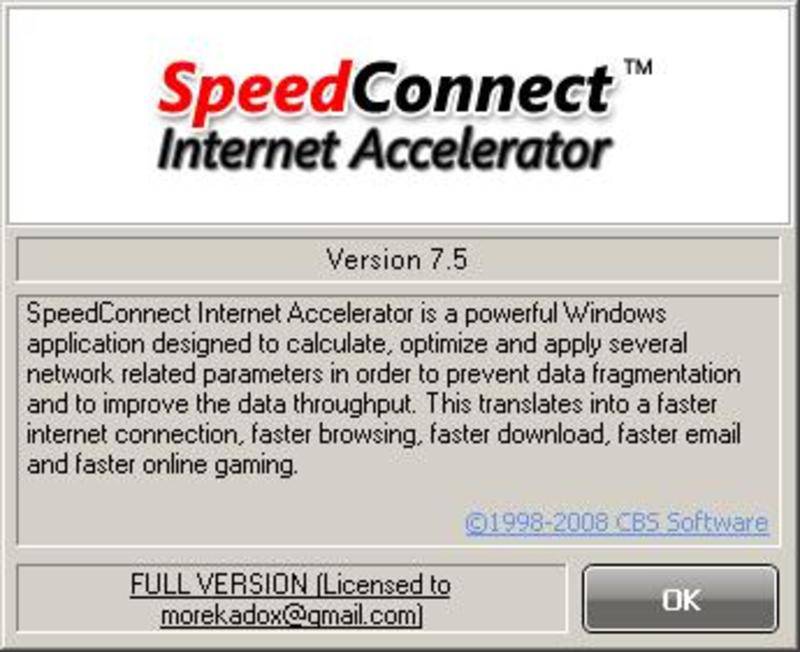 speedconnect internet accelerator activation key