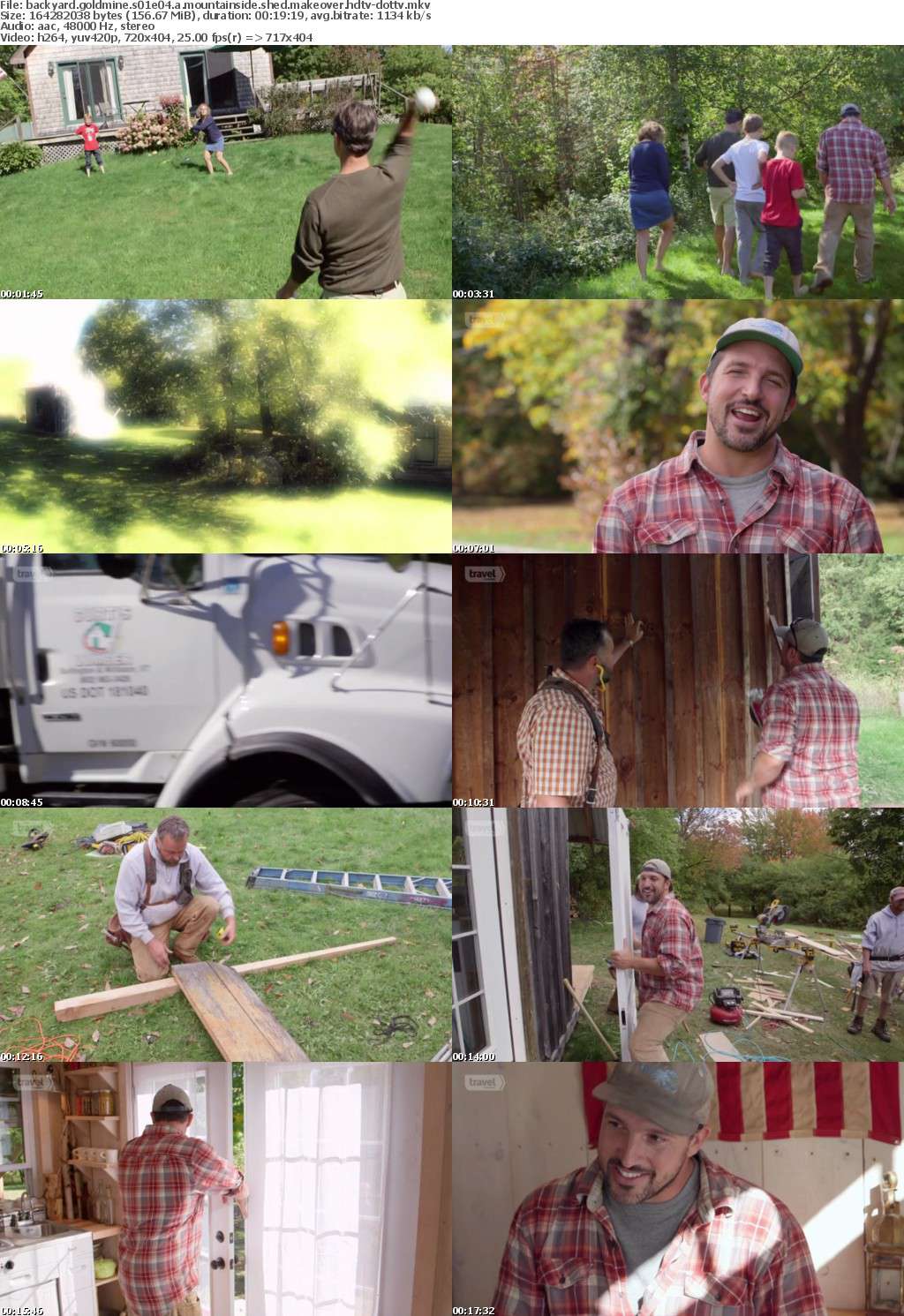 Backyard Goldmine S01E04 A Mountainside Shed Makeover HDTV x264-dotTV Backyard Goldmine S01E04 A Mountainside Shed Makeover HDTV x264-dotTV