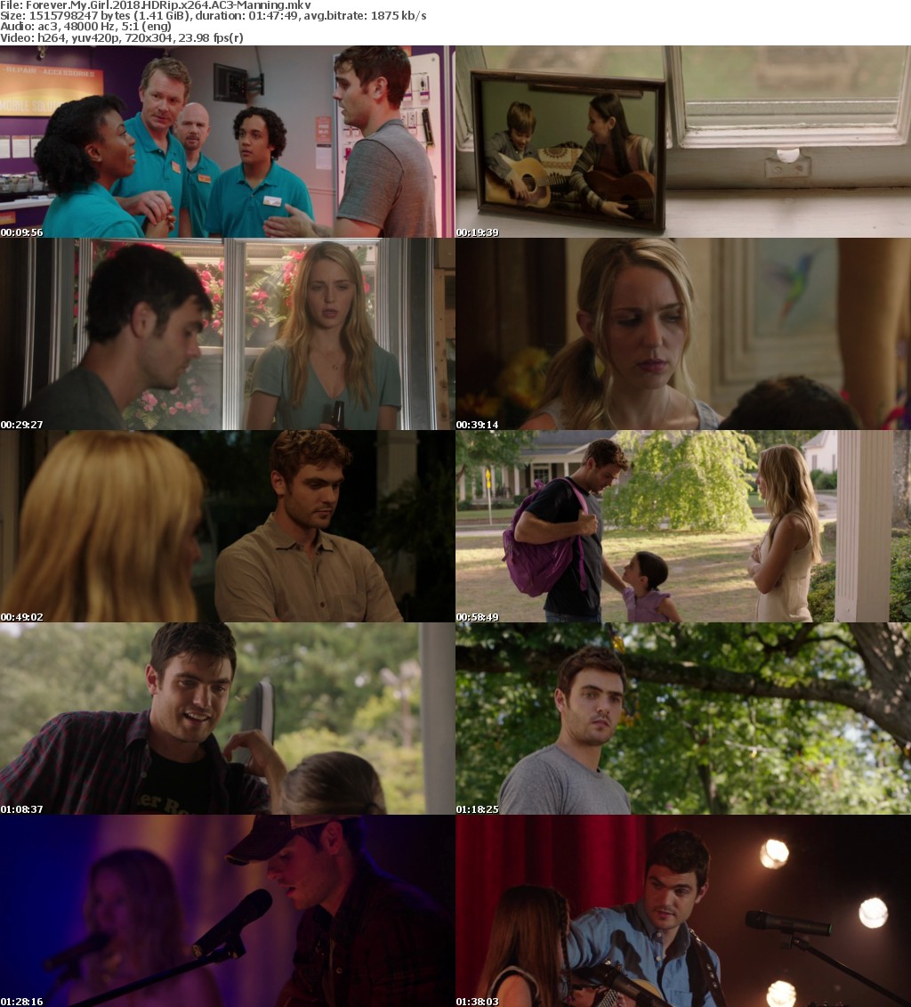 Forever My Girl 2018 HDRip x264 AC3-Manning Forever My Girl 2018 HDRip x264 AC3-Manning