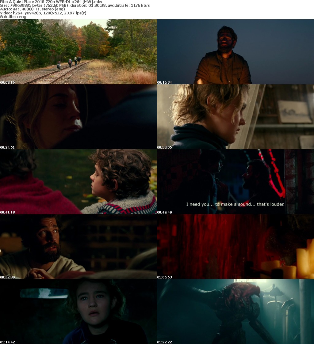 A Quiet Place (2018) 720p WEB-DL x264 MW