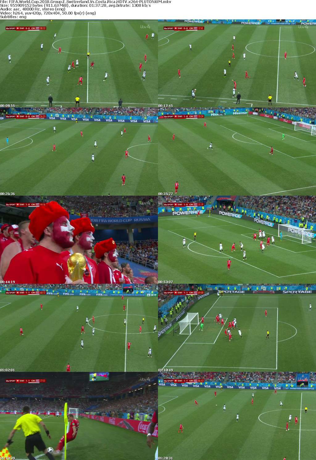 FIFA World Cup 2018 Group E Switzerland Vs Costa Rica HDTV x264-PLUTONiUM FIFA World Cup 2018 Group E Switzerland Vs Costa Rica HDTV x264-PLUTONiUM