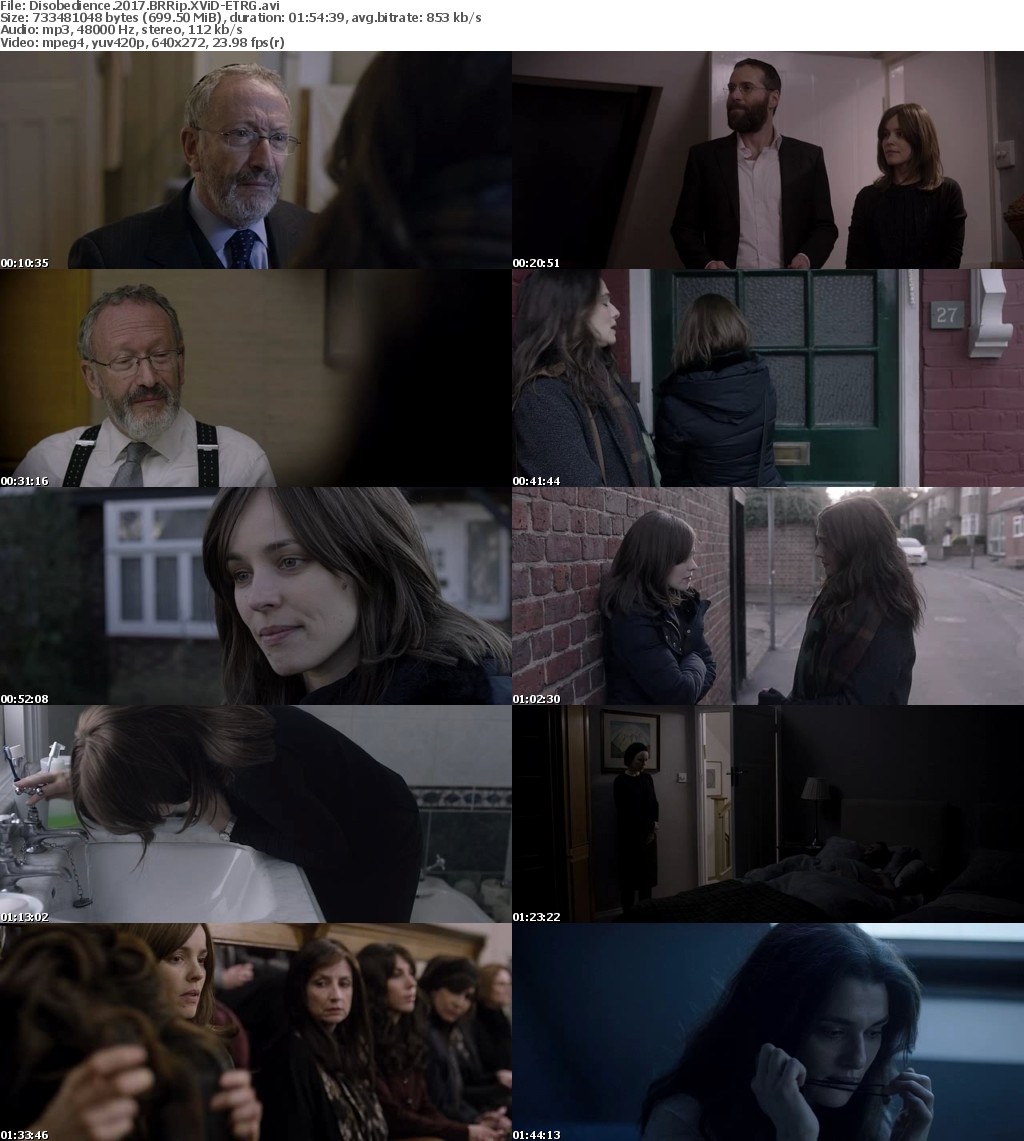 Disobedience (2017) BRRip XViD-ETRG