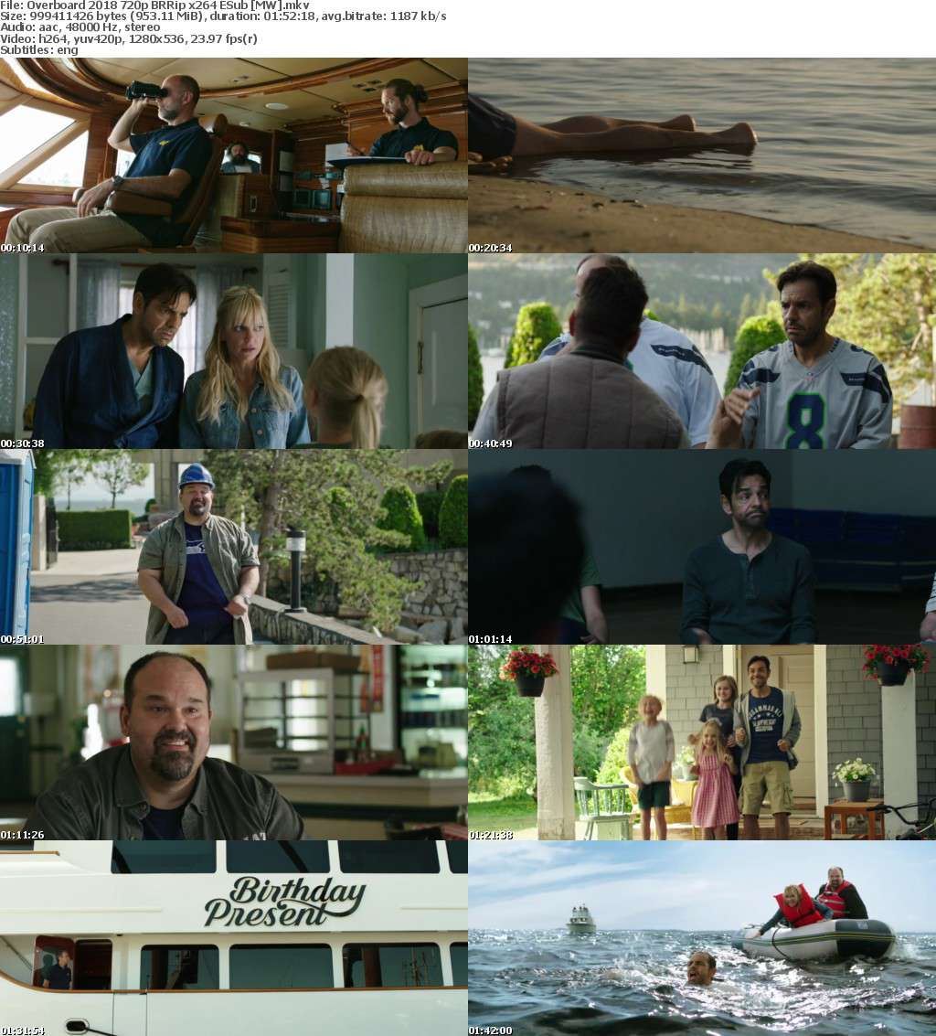 Overboard (2018) 720p BRRip x264 ESub MW