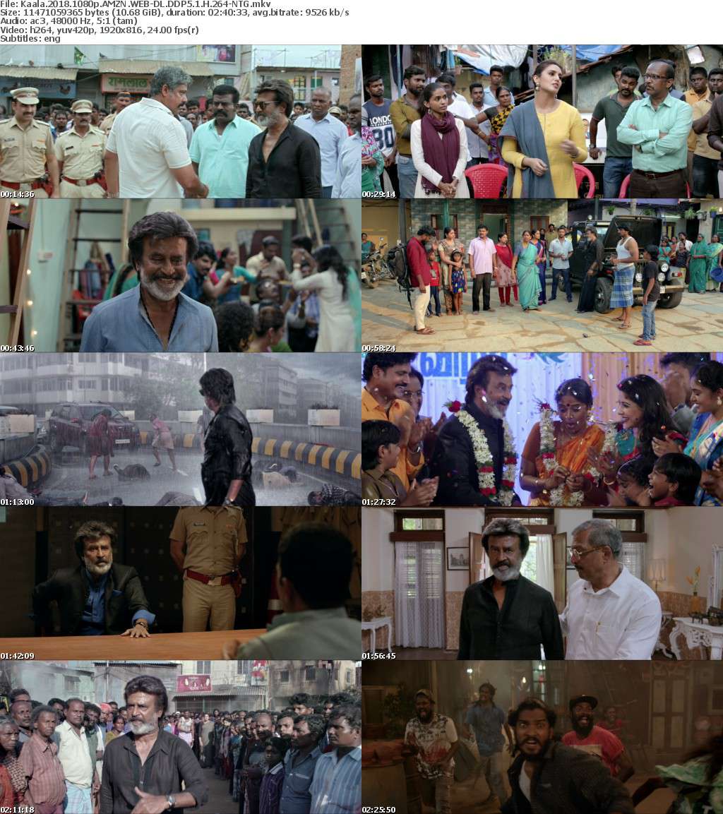 Kaala 2018 1080p AMZN WEB-DL DDP5 1 H 264-NTG Kaala 2018 1080p AMZN WEB-DL DDP5 1 H 264-NTG