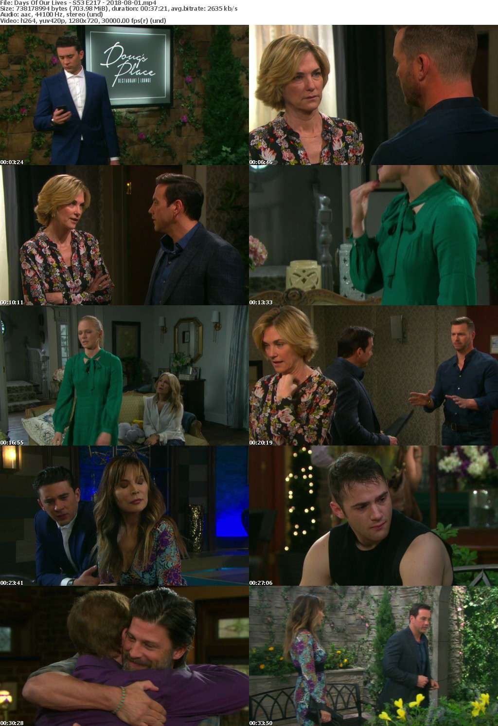 Days Of Our Lives - S53 E217 - 2018-08-01 Days Of Our Lives - S53 E217 - 2018-08-01