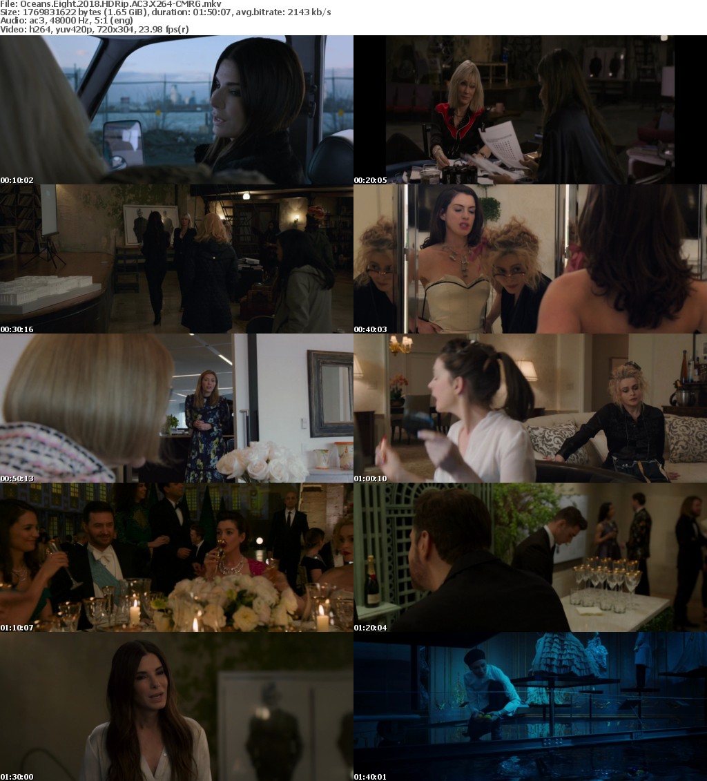 Oceans Eight (2018) HDRip AC3 X264-CMRG