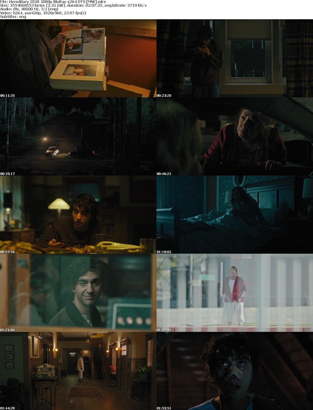 Hereditary (2018) 1080p BluRay x264 DTS MW