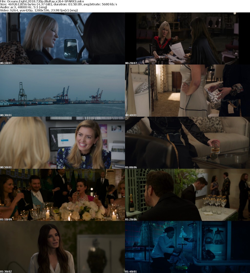 Oceans Eight (2018) 720p BluRay x264-SPARKS