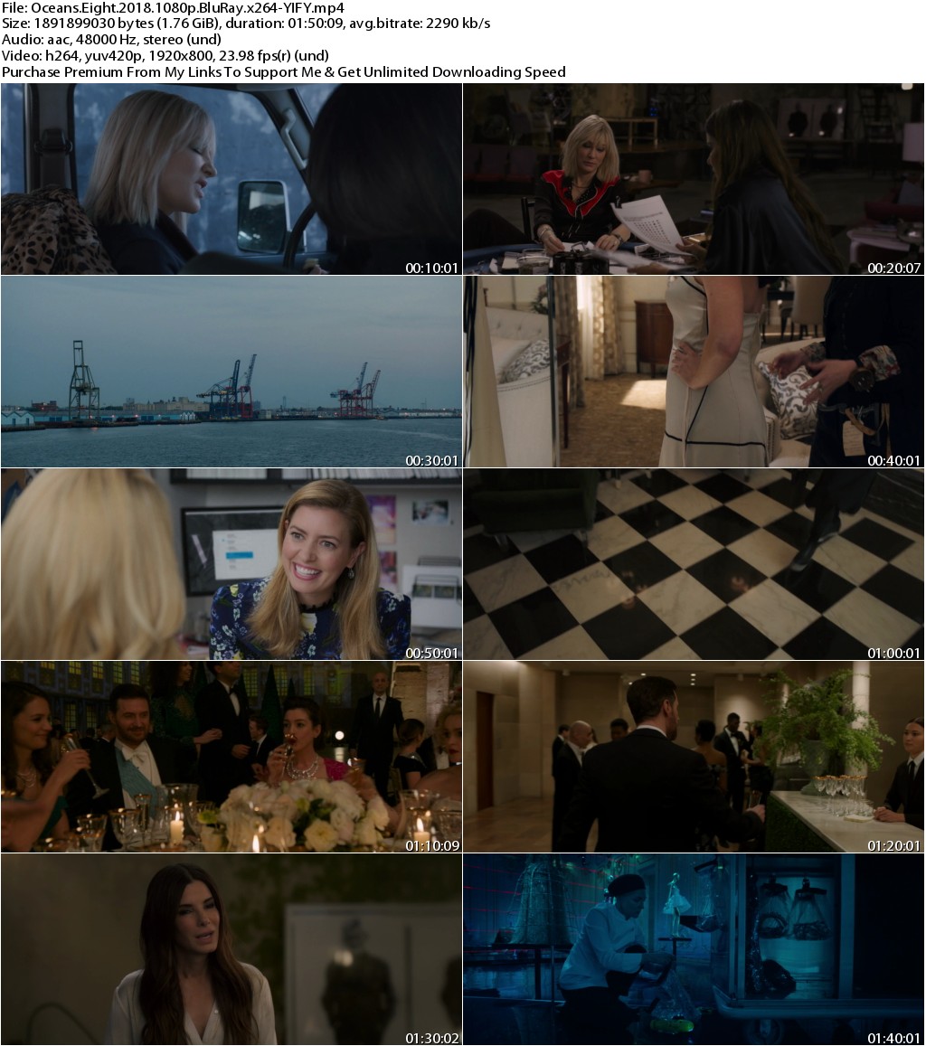 Oceans Eight (2018) 1080p BluRay x264-YIFY