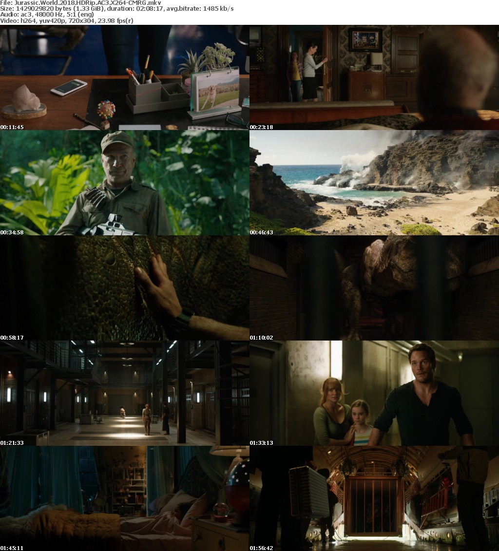 Jurassic World (2018) HDRip AC3 X264-CMRG