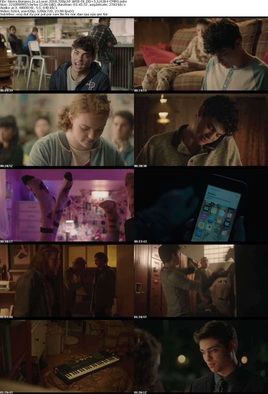 Sierra Burgess Is a Loser (2018) 720p NF WEB-DL DD+5.1 H264-CMRG