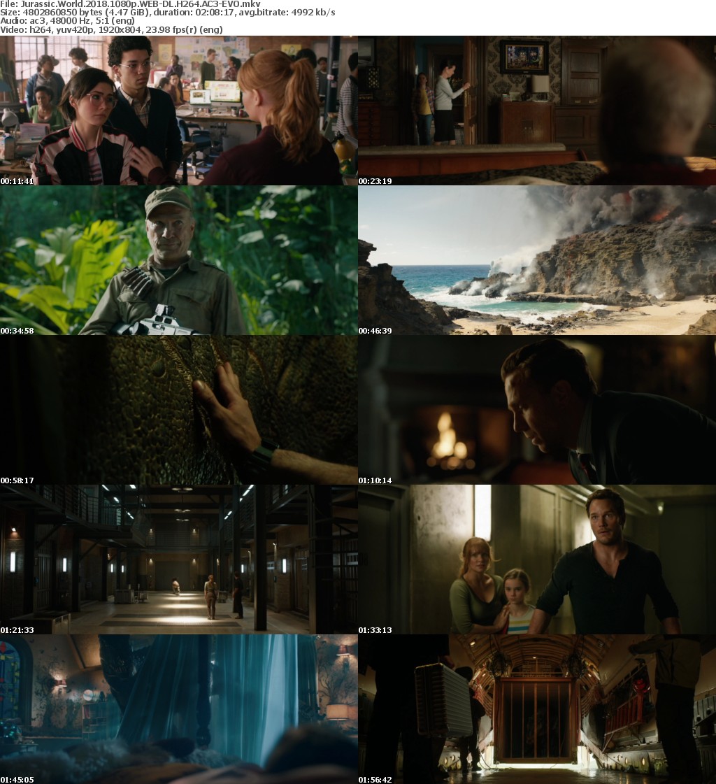 Jurassic World Fallen Kingdom (2018) 1080p WEB-DL H264 AC3-EVO