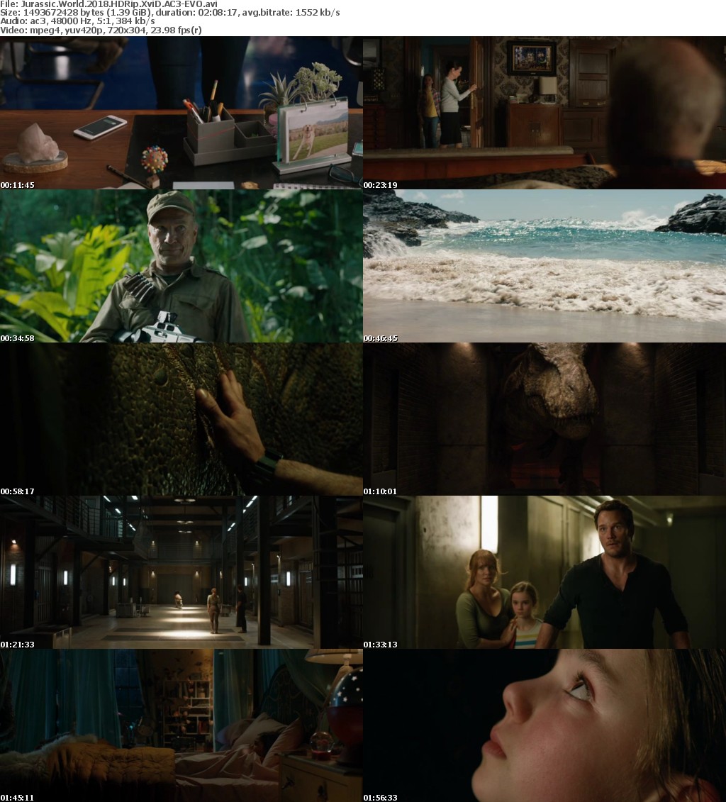 Jurassic World (2018) HDRip XviD AC3-EVO