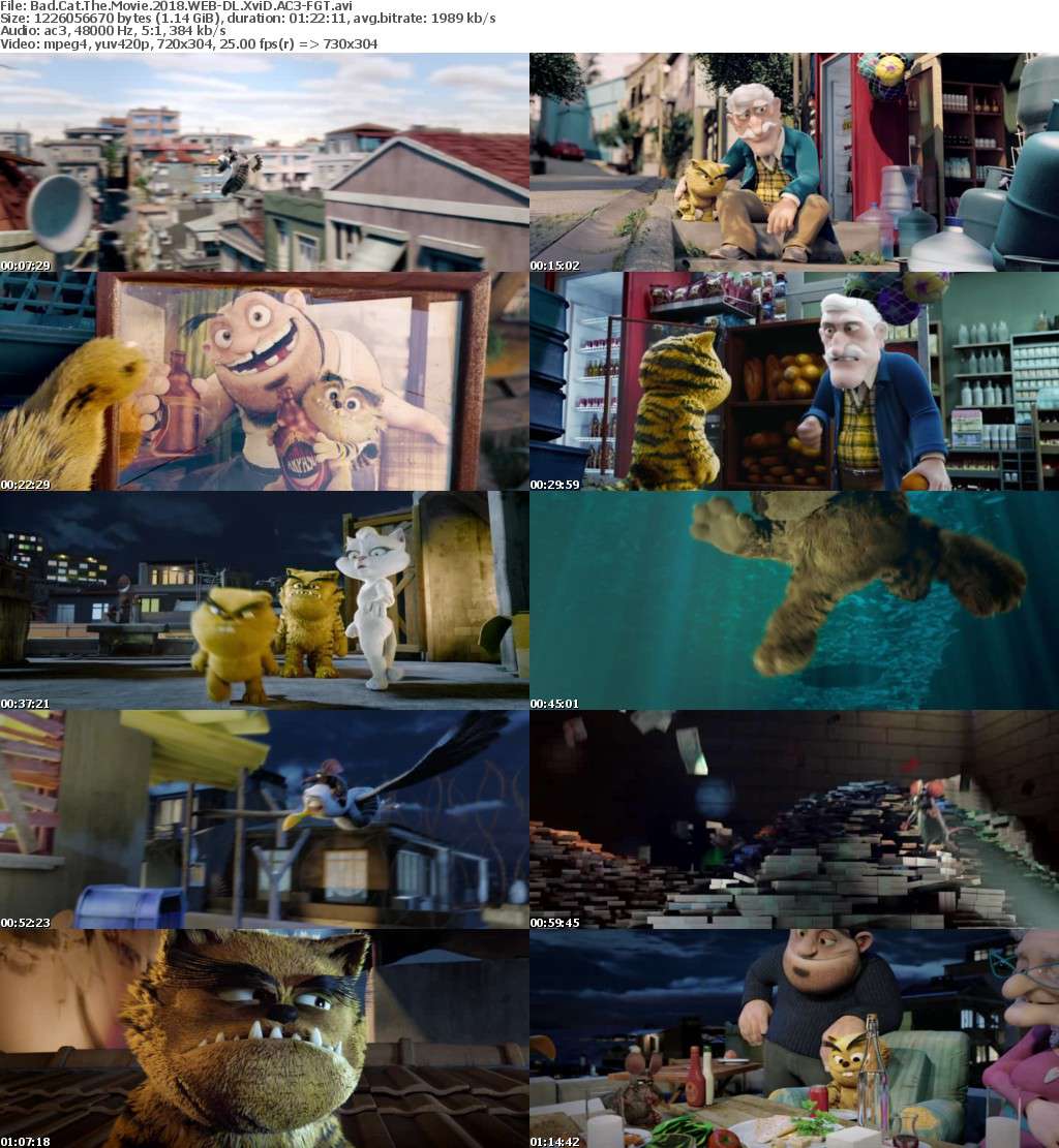 Bad Cat The Movie 2016 WEB-DL XviD AC3-FGT Bad Cat The Movie 2016 WEB-DL XviD AC3-FGT
