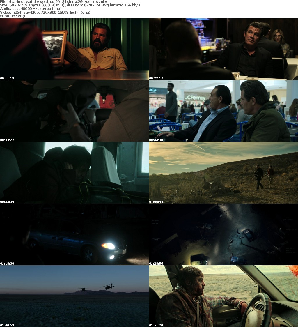 Sicario Day Of The Soldado (2018) BDRip x264-GECKOS