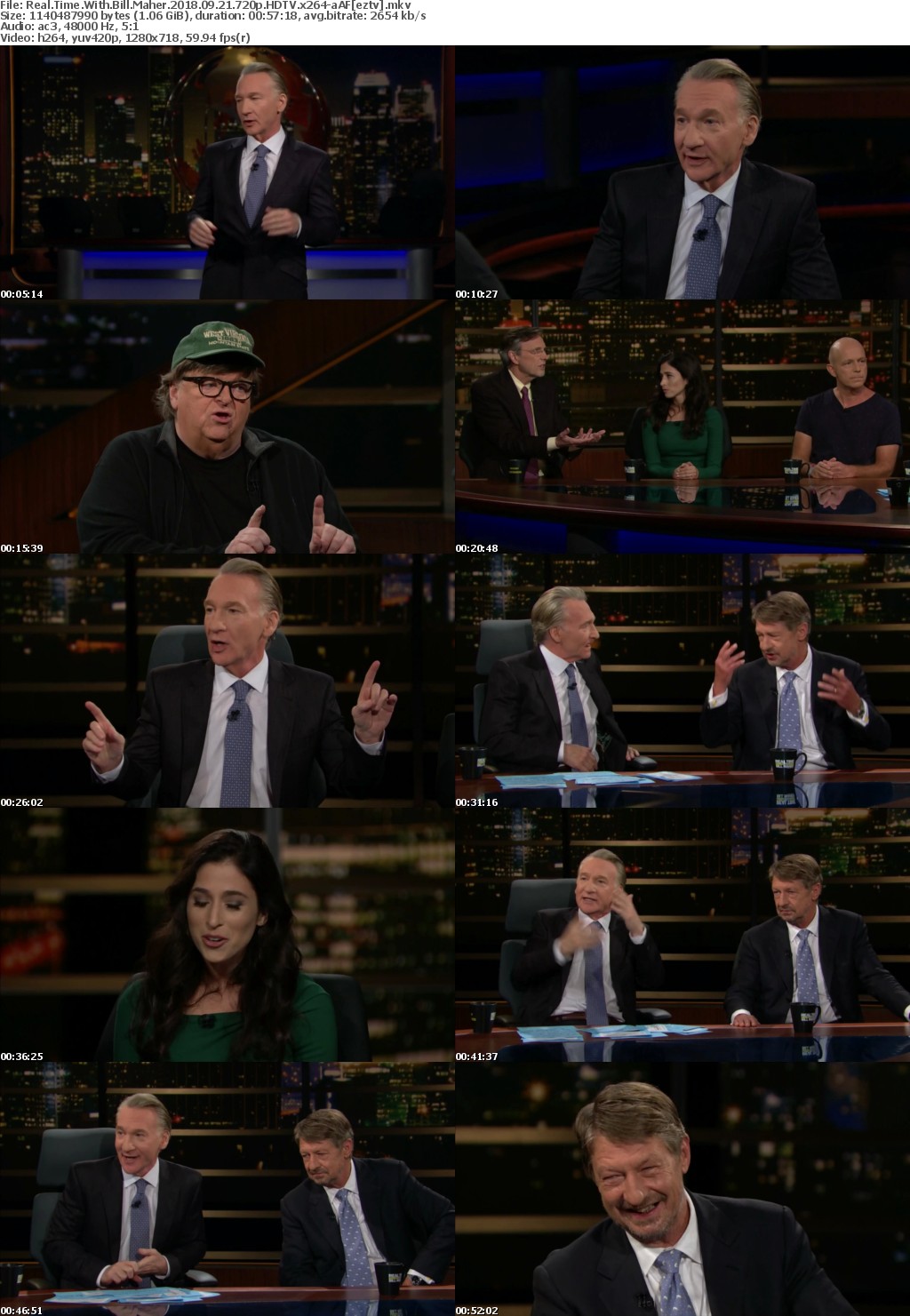 Real Time With Bill Maher (2018) 09 21 720p HDTV x264-aAF