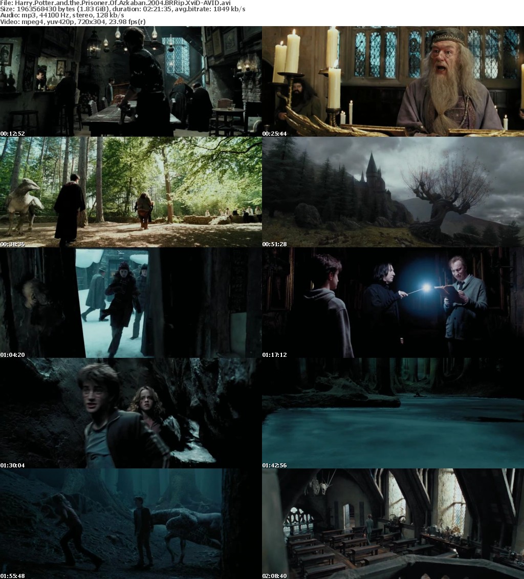 Harry Potter and the Prisoner Of Azkaban (2004) BRRip XviD-AVID