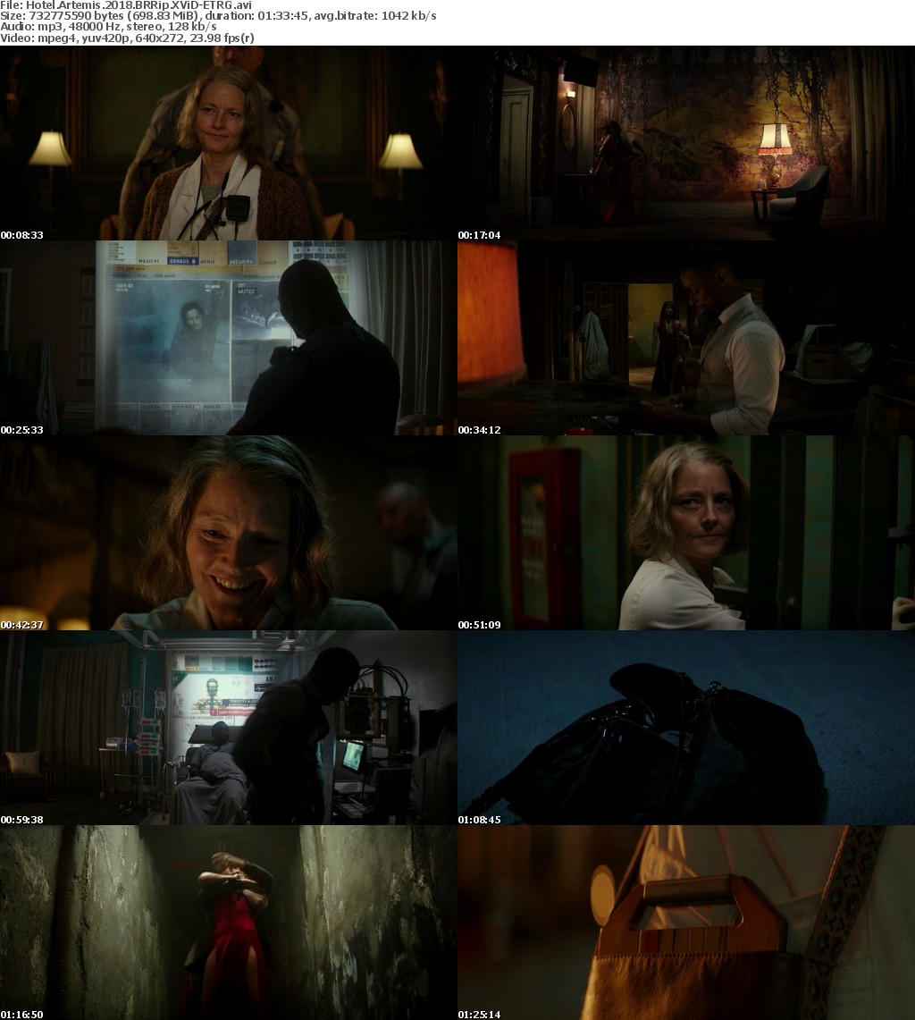 Hotel Artemis (2018) BRRip XViD-ETRG