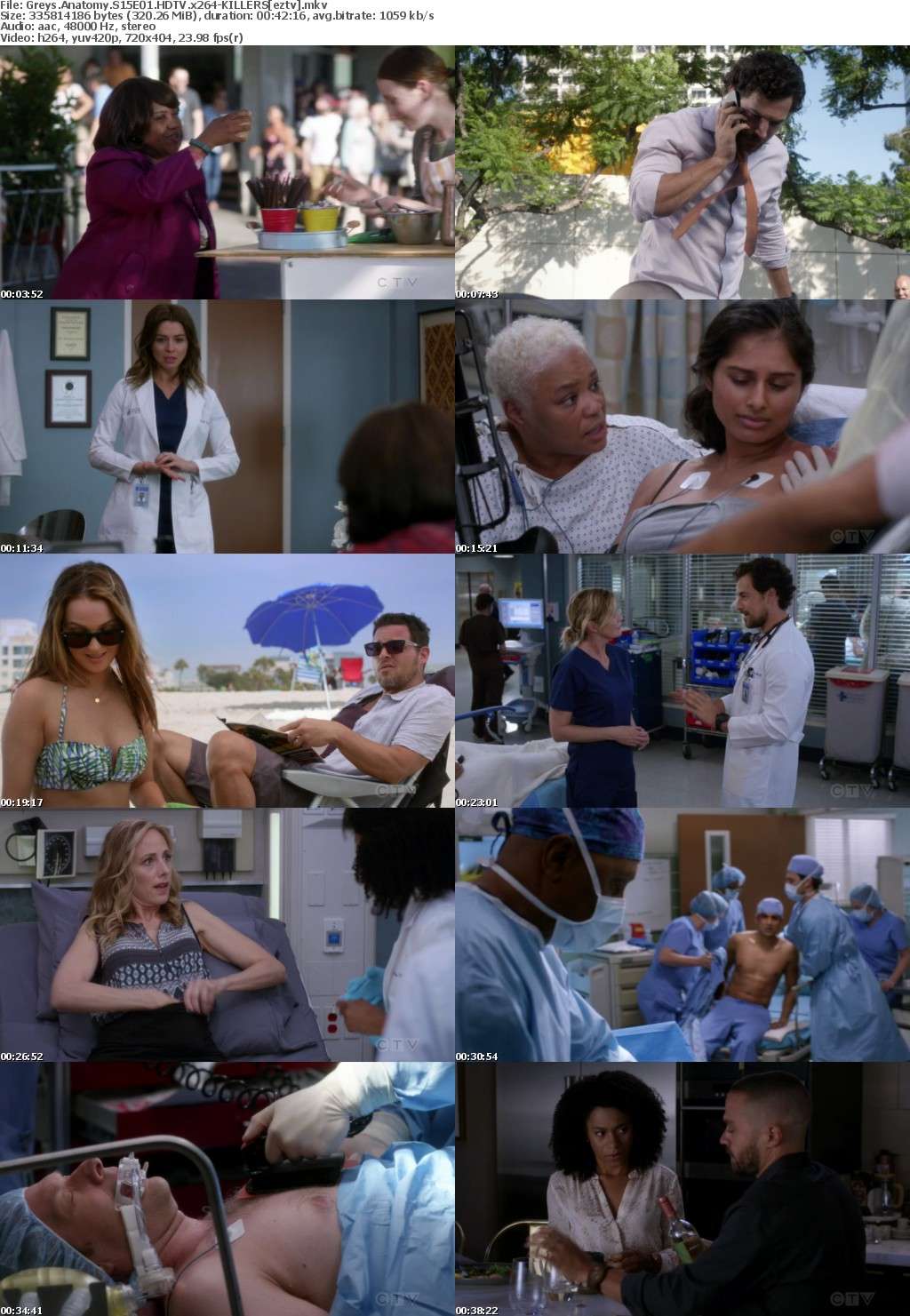 Greys Anatomy S15E01 HDTV x264-KILLERS