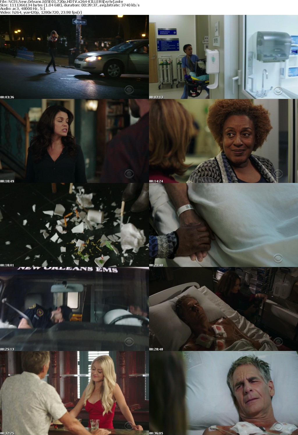 NCIS New Orleans S05E01 720p HDTV x264-KILLERS