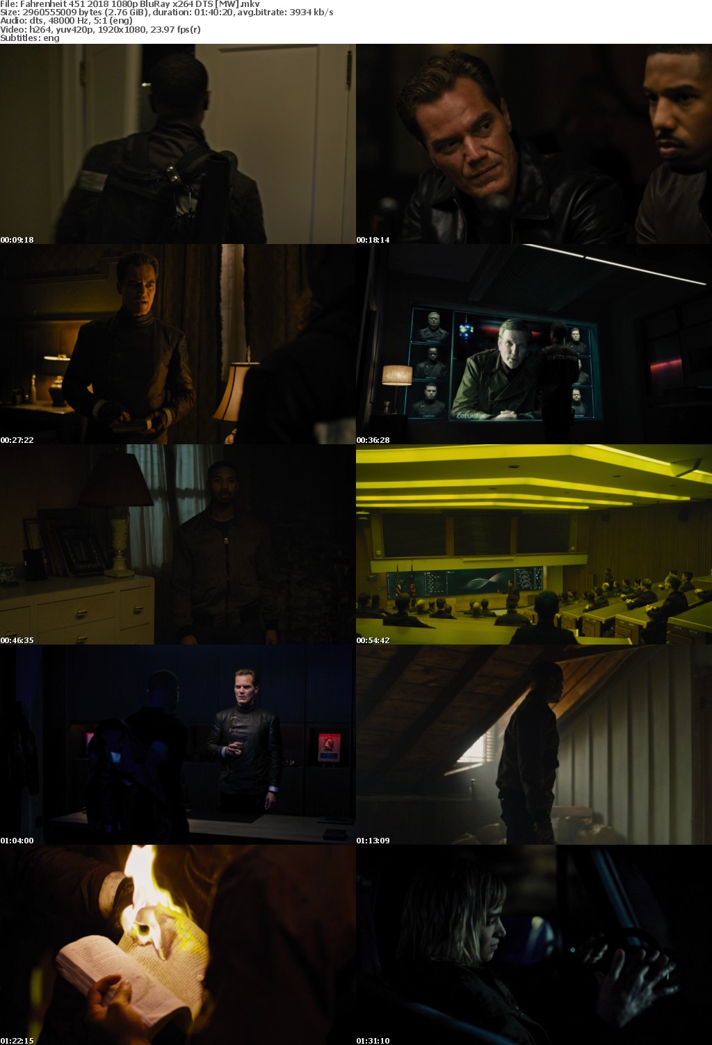 Fahrenheit 451 (2018) 1080p BluRay x264 DTS MW