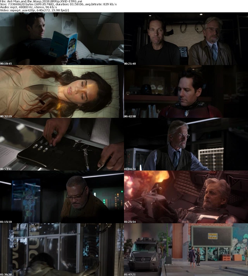 Ant-Man and the Wasp (2018) BRRip XViD-ETRG