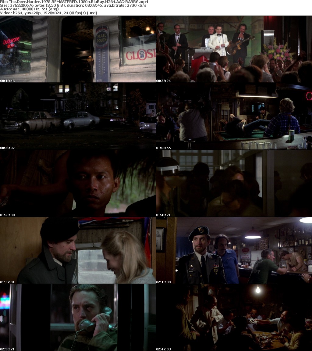 The Deer Hunter (1978) REMASTERED 1080p BluRay H264 AAC-RARBG