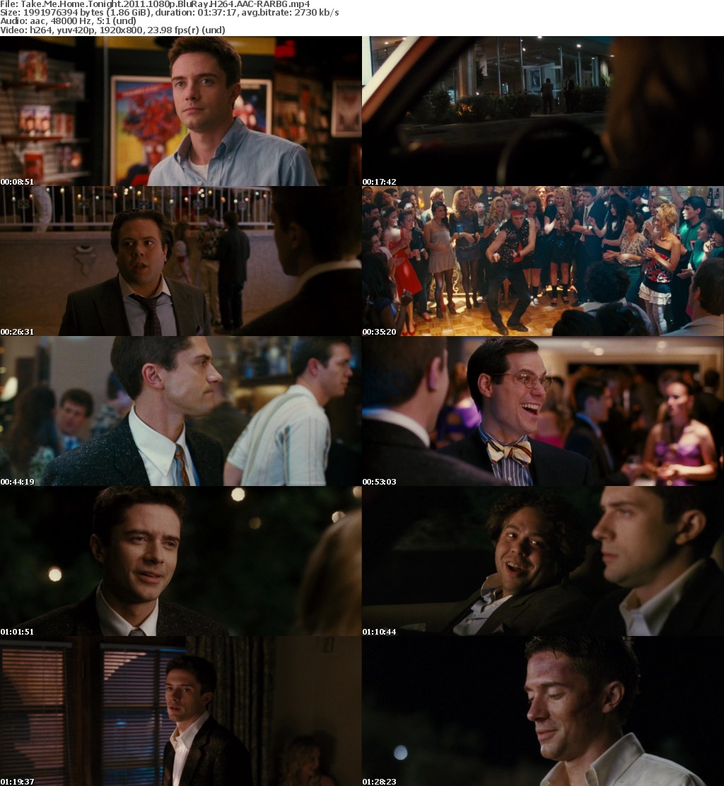 Take Me Home Tonight (2011) 1080p BluRay H264 AAC-RARBG