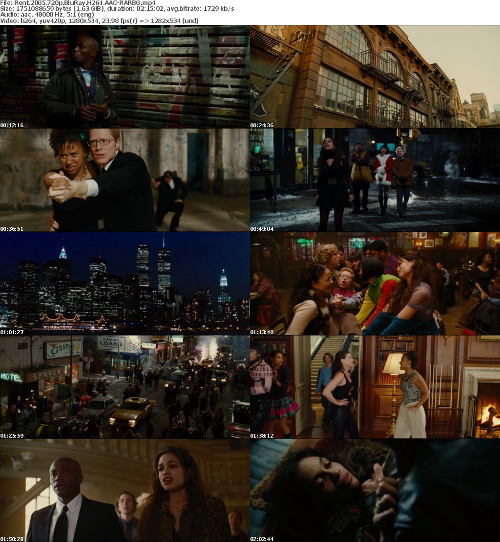 Rent (2005) 720p BluRay H264 AAC-RARBG