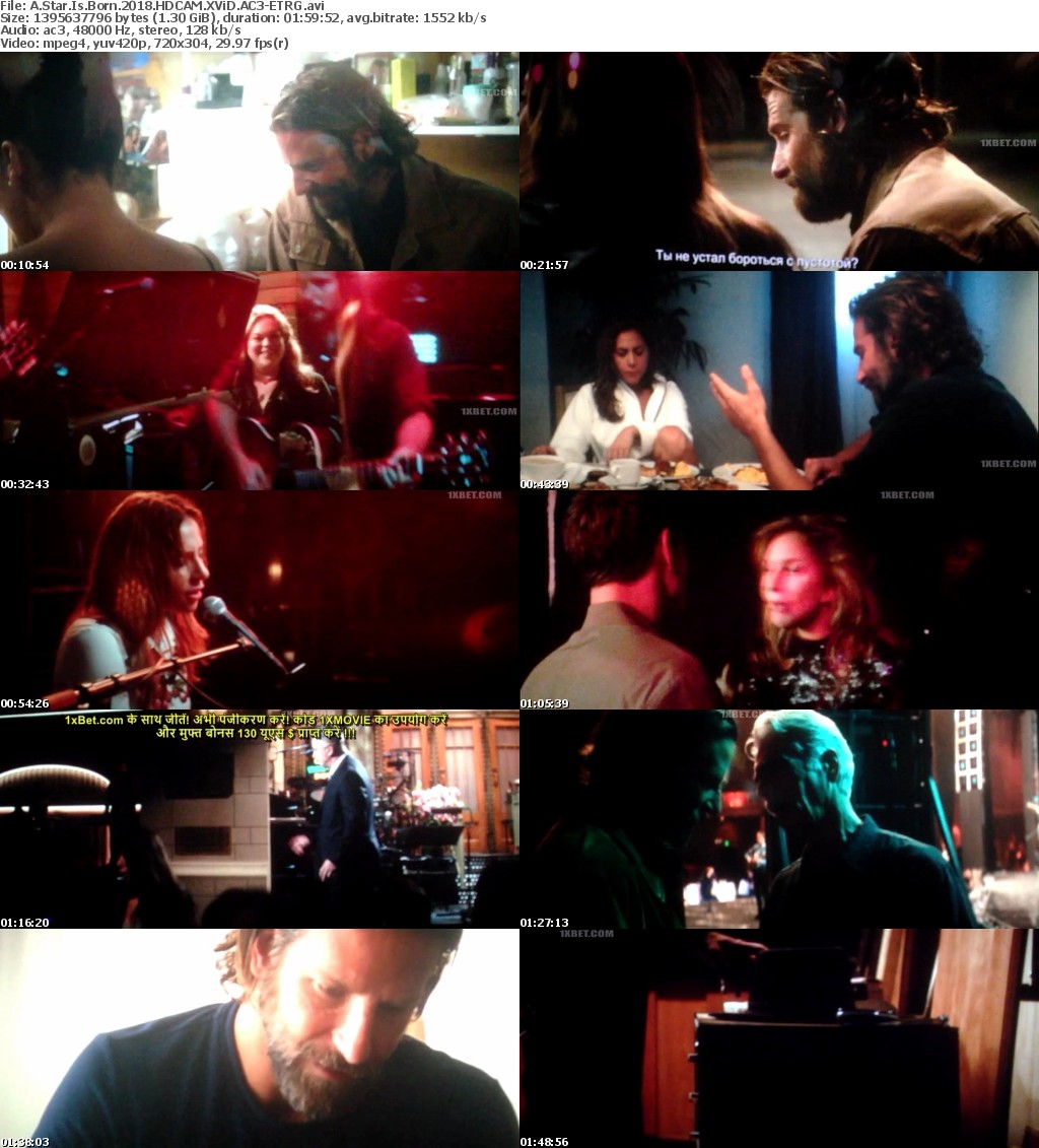 A Star Is Born (2018) HDCAM XViD AC3-ETRG