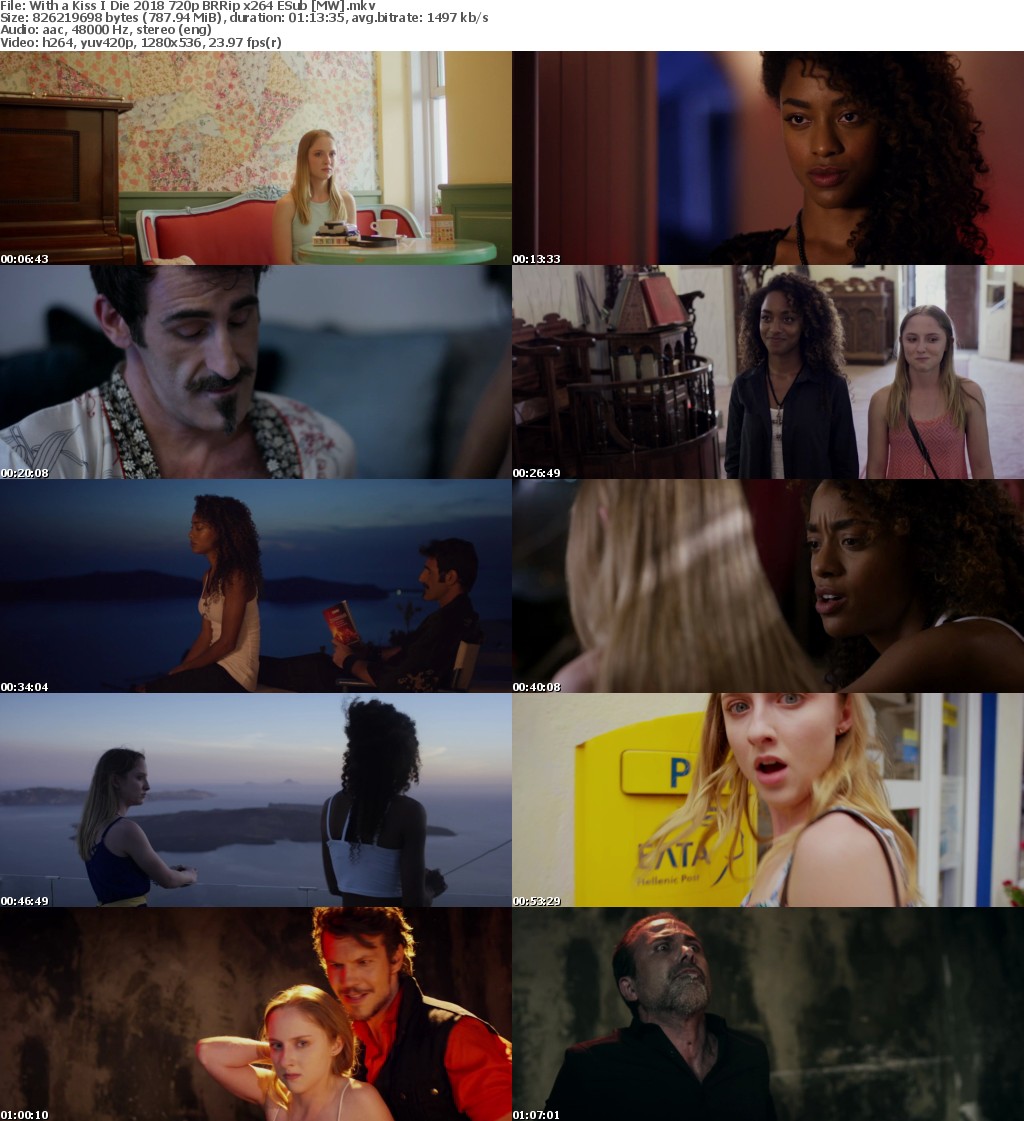 With a Kiss I Die (2018) 720p BRRip x264 ESub MW