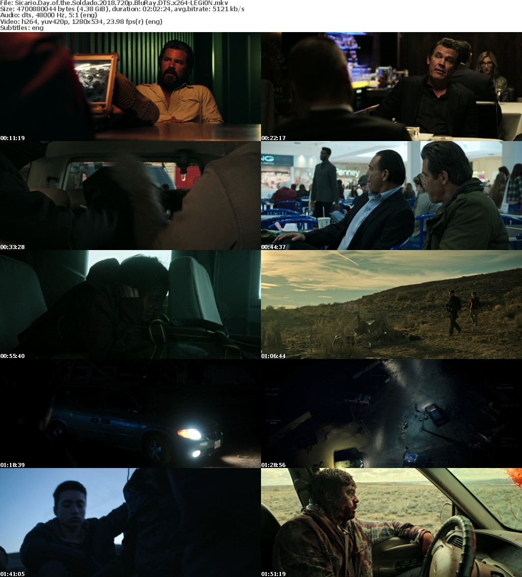 Sicario Day of the Soldado (2018) 720p BluRay DTS x264-LEGi0N