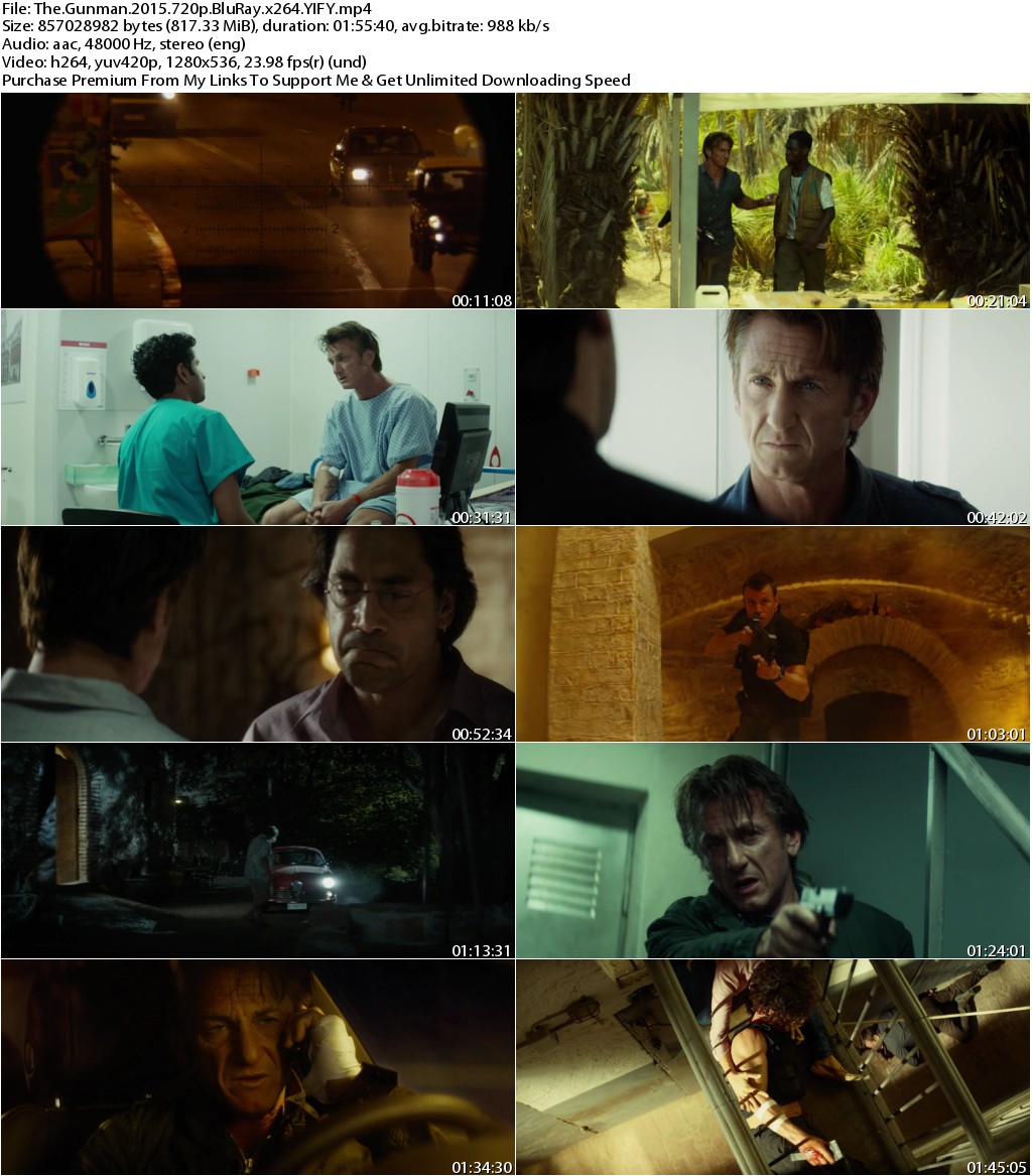 The Gunman (2015) 720p BluRay x264 YIFY