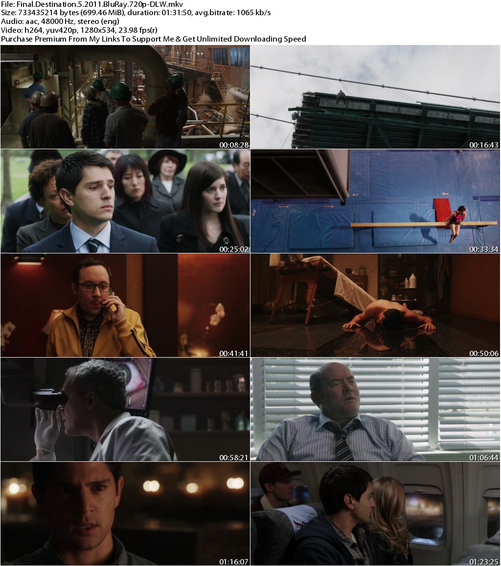 Final Destination 5 (2011) 720p BluRay x264-DLW