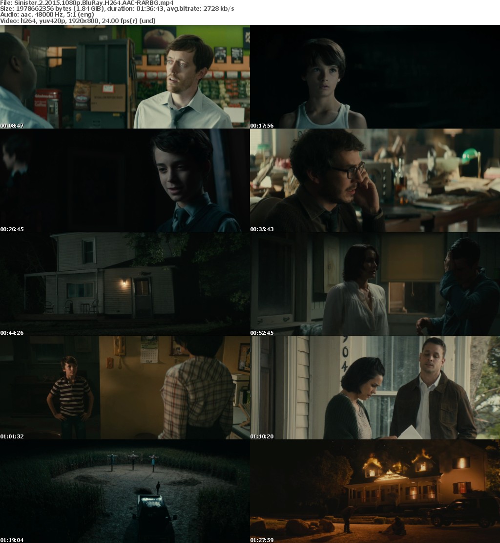 Sinister 2 (2015) 1080p BluRay H264 AAC-RARBG