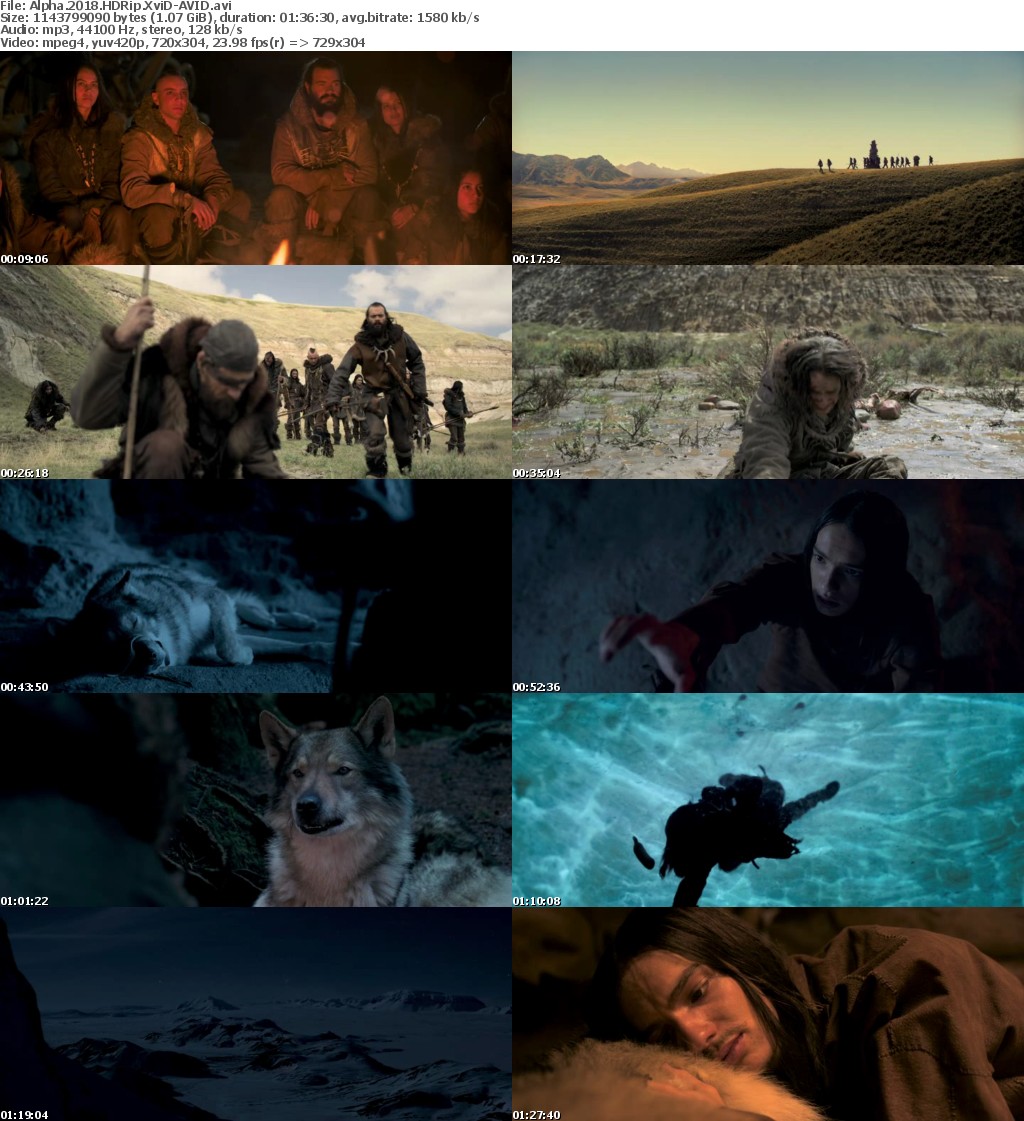 Alpha (2018) HDRip XviD-AVID