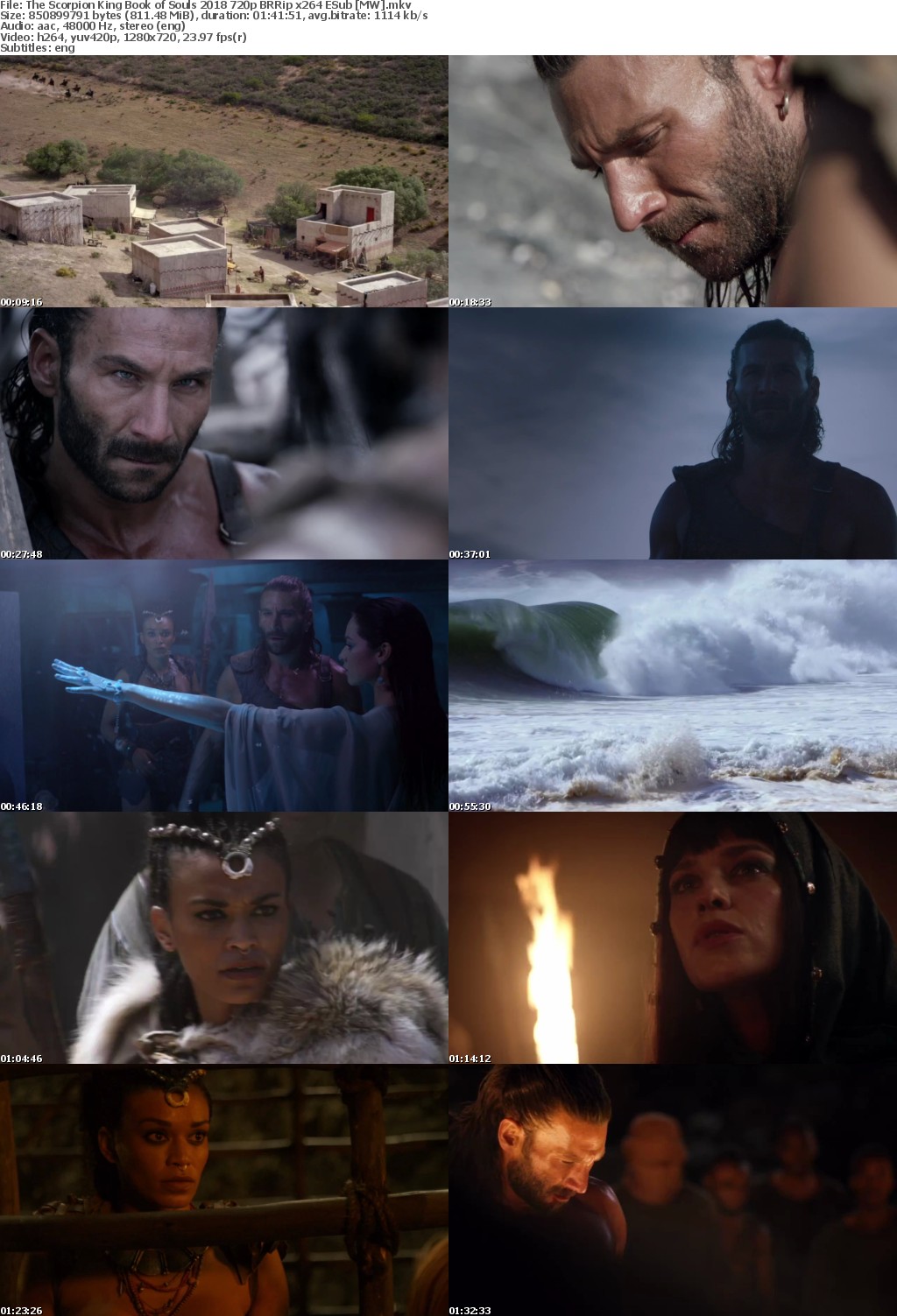 The Scorpion King Book of Souls (2018) 720p BRRip x264 ESub MW