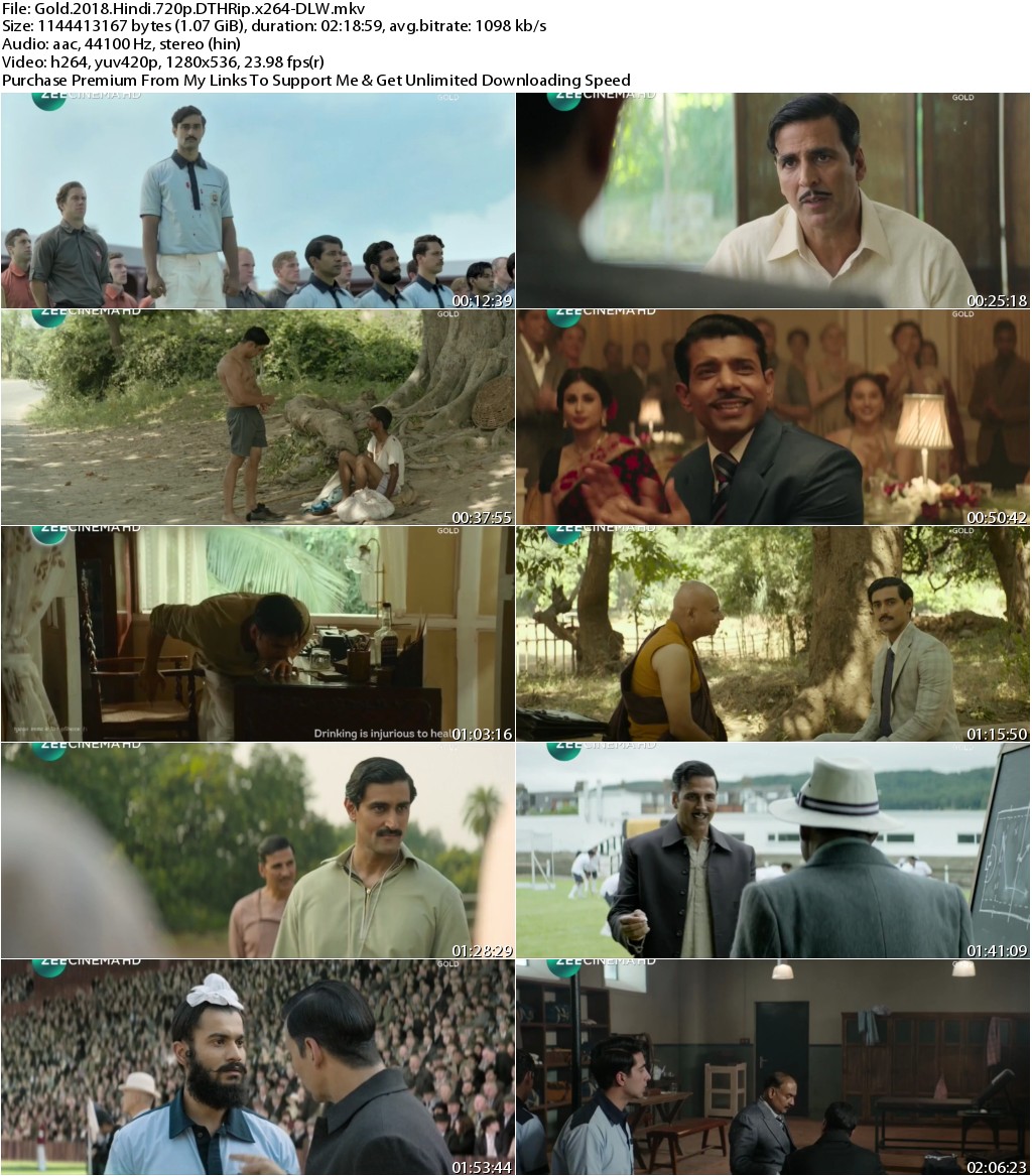 Gold (2018) Hindi 720p DTHRip x264-DLW