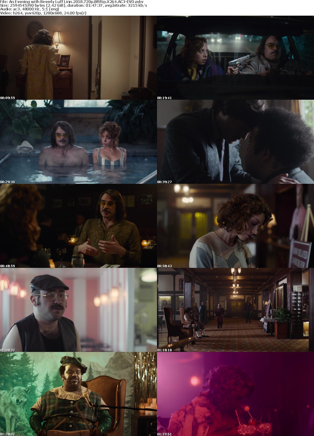 An Evening with Beverly Luff Linn (2018) 720p BRRip X264 AC3-EVO