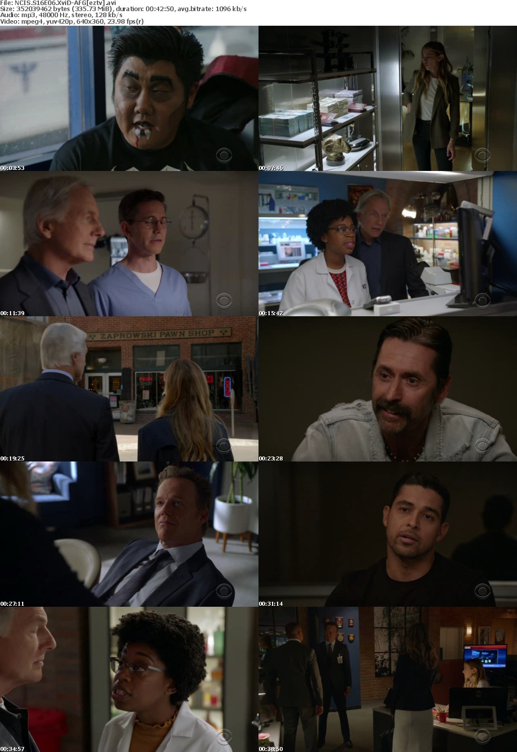 NCIS S16E06 XviD-AFG