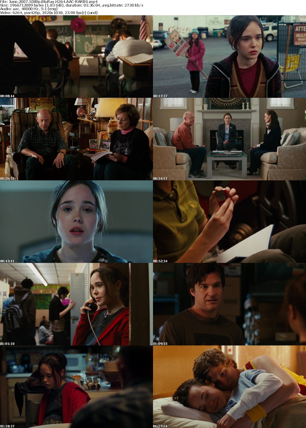 Juno (2007) 1080p BluRay H264 AAC-RARBG