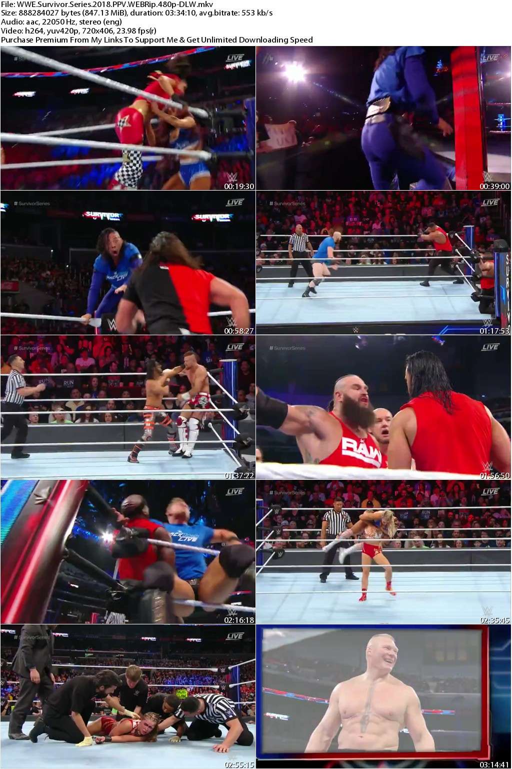 WWE Survivor Series 2018 PPV WEBRip 480p-DLW