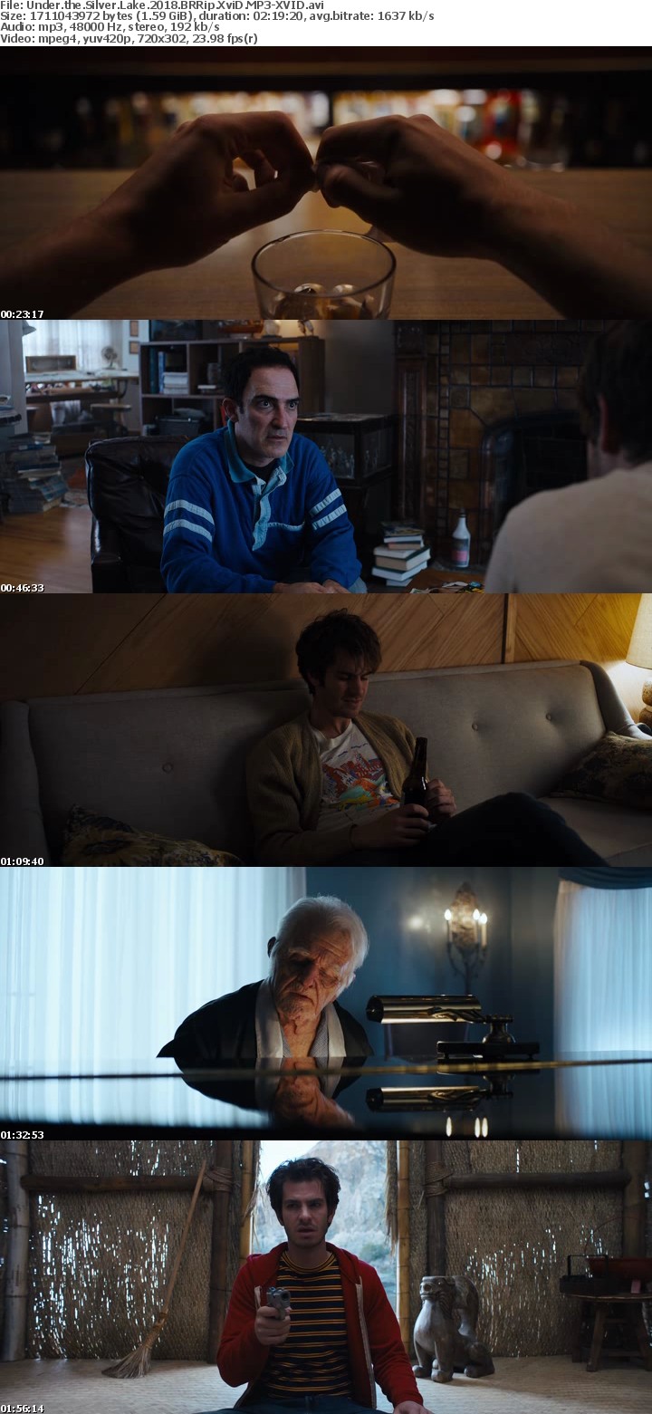 Under the Silver Lake 2018 BRRip XviD MP3-XVID Under the Silver Lake 2018 BRRip XviD MP3-XVID