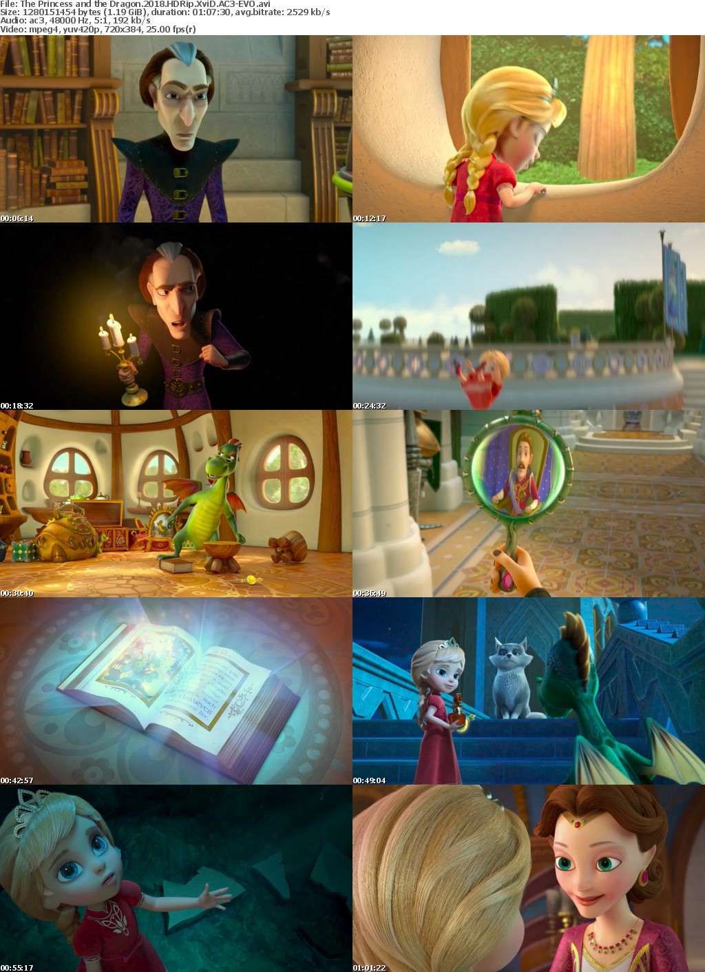 The Princess and the Dragon (2018) HDRip XviD AC3-EVO