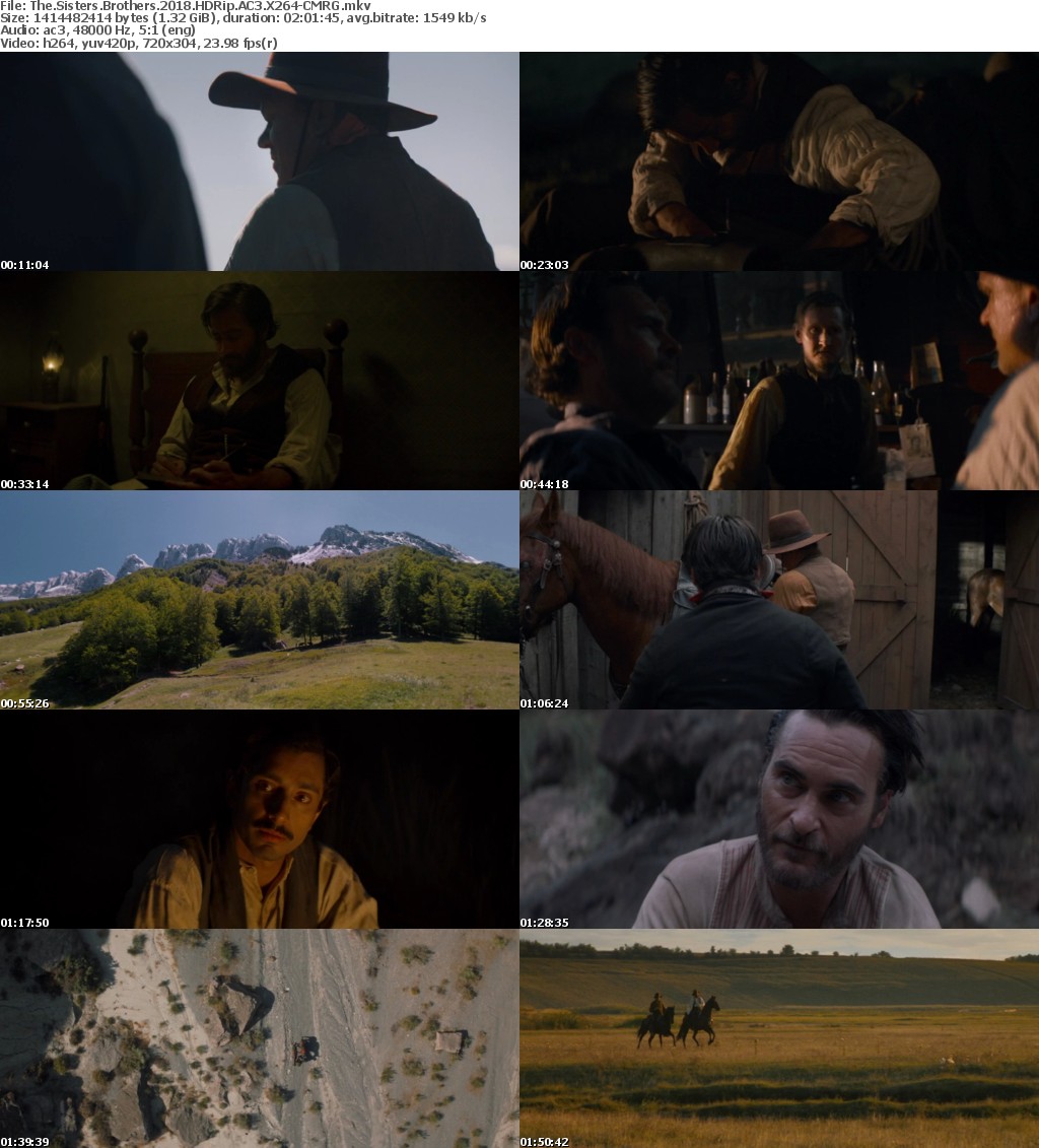 The Sisters Brothers (2018) HDRip AC3 X264-CMRG