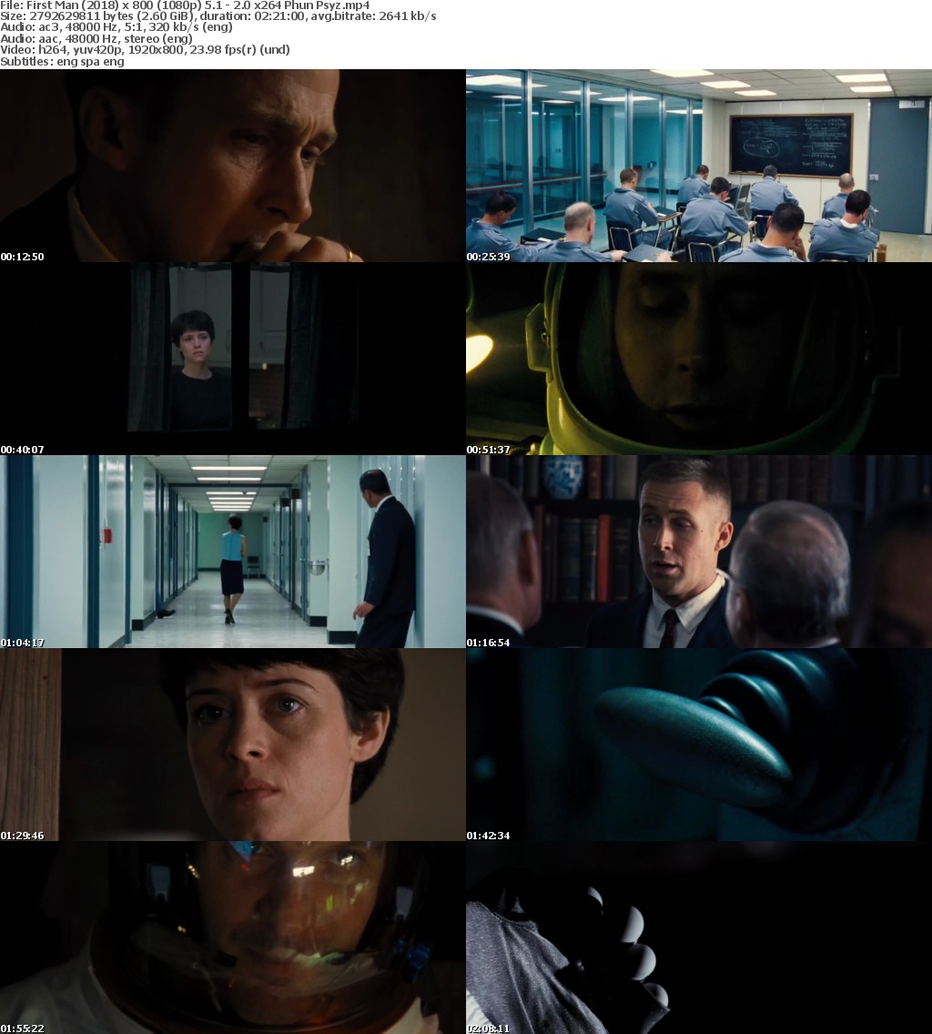 First Man (2018) 1080p WEBRip x264 5.1-2.0 x264 Phun Psyz