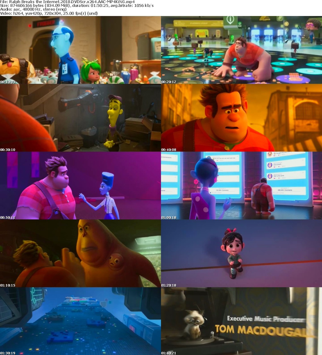 Ralph Breaks the Internet (2018) DVDScr x264 AAC-MP4KiNG