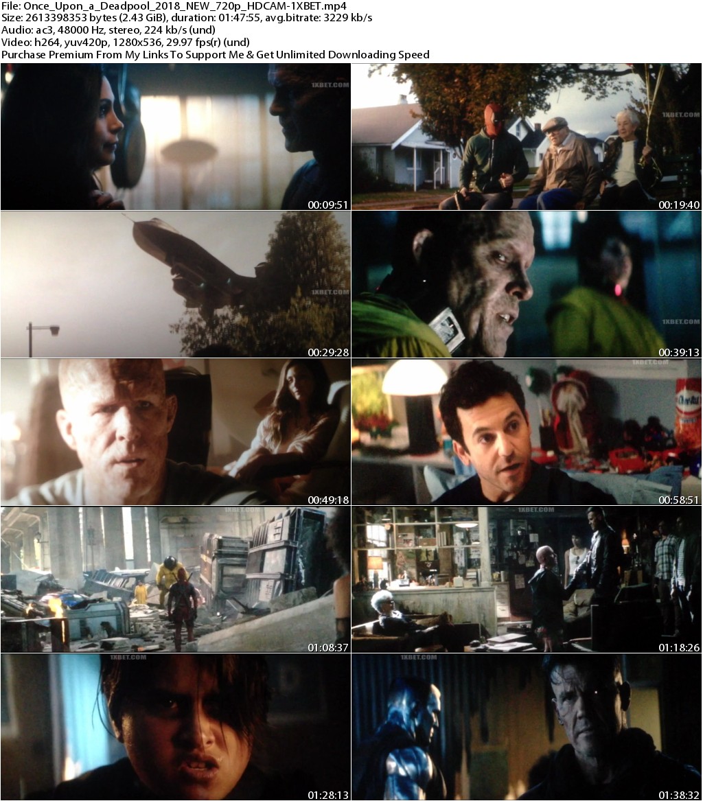 Once Upon a Deadpool (2018) NEW 720p HDCAM-1XBET