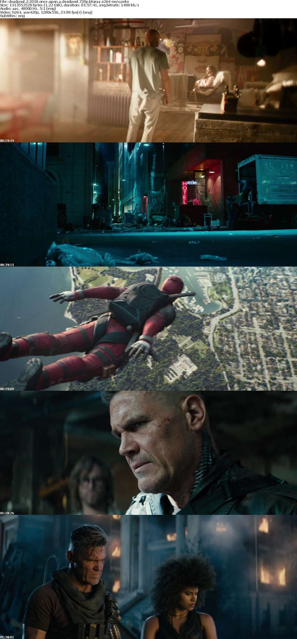 Deadpool 2 2018 Once Upon a Deadpool 720p BluRay x264-NeZu Deadpool 2 2018 Once Upon a Deadpool 720p BluRay x264-NeZu